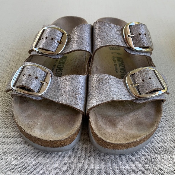 BIRKENSTOCK Arizona Big Buckle Leather Sandals 37 - Picture 6 of 9